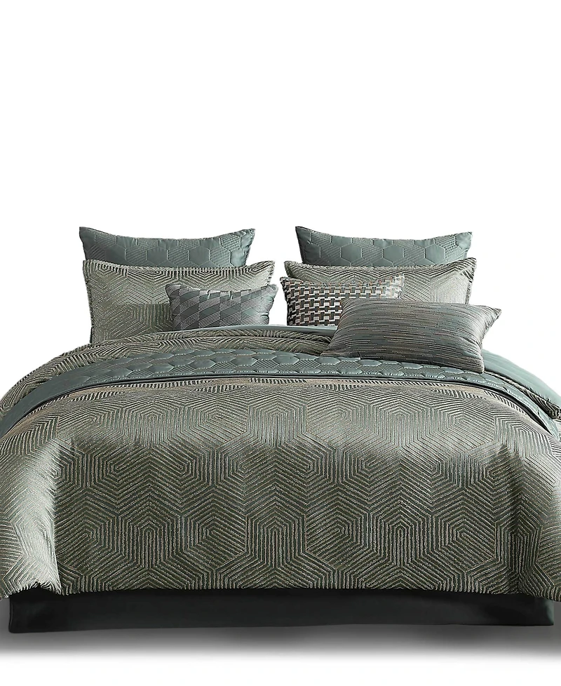 Riverbrook Home Hendrix Jacquard 10-Pc. Comforter Set, King