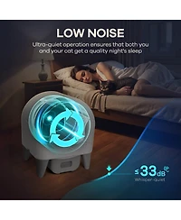 Cumrige Modern Smart Self Cleaning Cat Litter Box