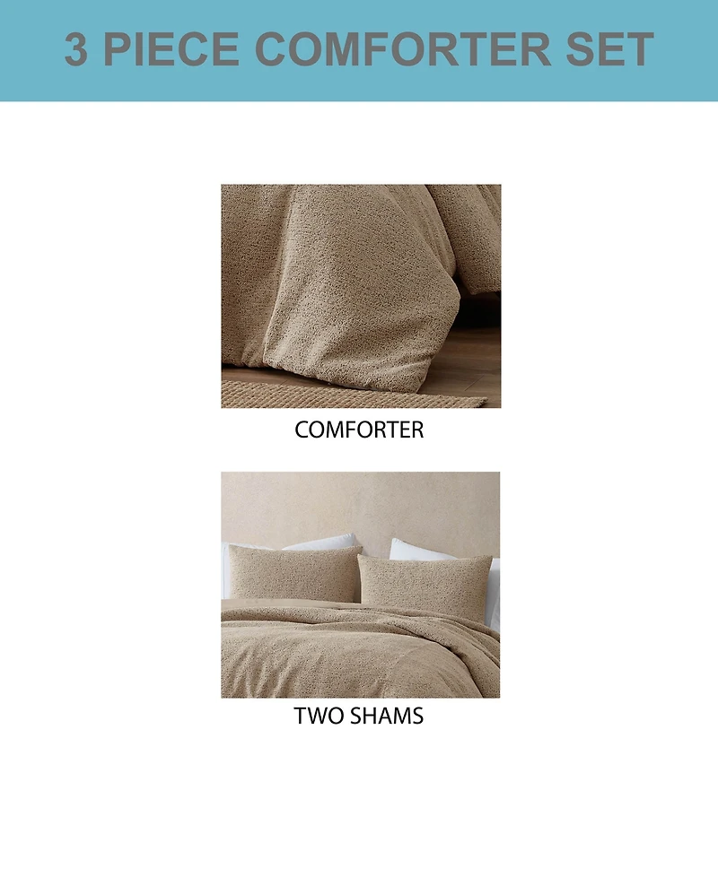 Riverbrook Home Winnipeg Boucle 3-Pc. Comforter Set