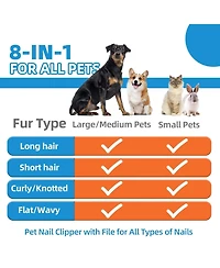 Aronkl Pet Bath Grooming Kit with Hair Brush Towel Washing Gloves Shampoo Scrubber