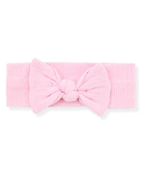 Max & Olivia Baby Girls' Zipper Footed Coverall and Bow Headband, 2-Piece Set