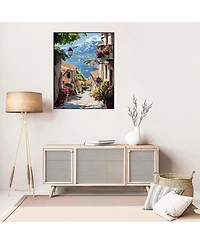 Gnuadz 11CT Landscape Stamped Cross Stitch Kit Seaside Scenery Needlepoint Embroidery Pattern