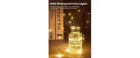 Gnuadz 12 Pack Led Fairy Lights Battery Operated Waterproof Wire String for Diy Wedding Party Decorations