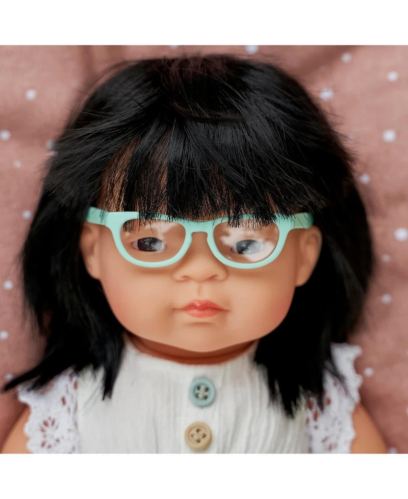 Miniland Turquoise Glasses for 15 inch Dolls. Funny accesory to give Realism to The Play