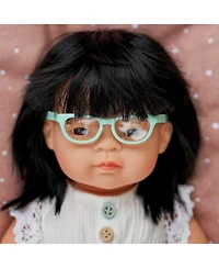 Miniland Turquoise Glasses for 15 inch Dolls. Funny accesory to give Realism to The Play