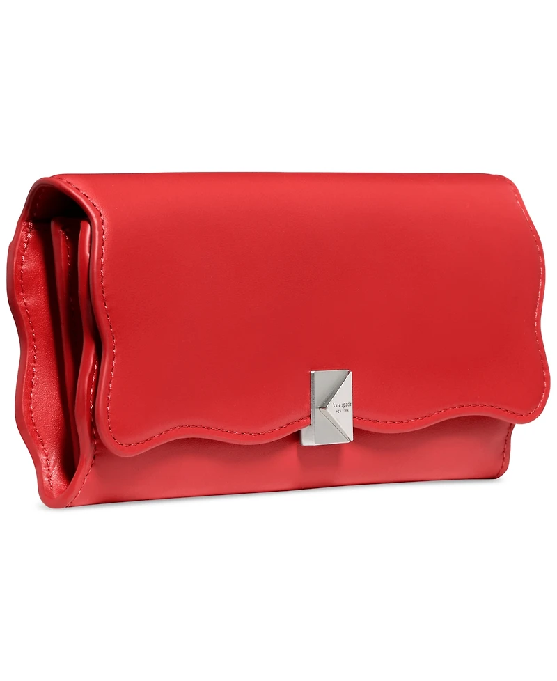 Kate Spade New York Deco Wavy Large Flap Wallet