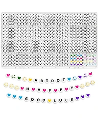 Gnuadz 1400 Letter Beads Alphabet Friendship Bracelets Kit Storage Case 28 Styles