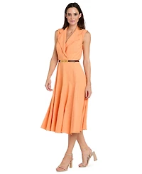 Rm Richards Women's Fit & Flare Shirt Dress
