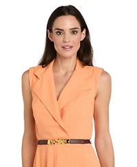 Rm Richards Women's Fit & Flare Shirt Dress