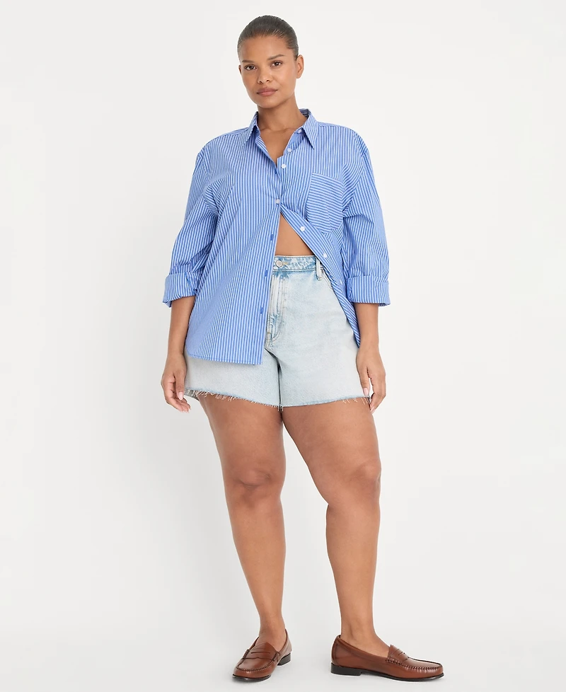 Good American Women's Mid-Rise Shorts