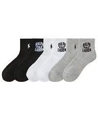 Polo Ralph Lauren Women's Ankle Socks, 6-Pack