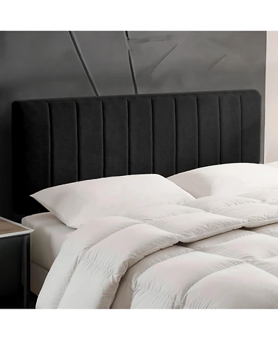 Wall Mounted Easy Assemble Channel Stitched Floating Headboard