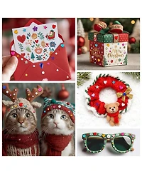 Gnuadz 2774pcs Self Adhesive Rhinestone Stickers Jewels Heart Craft Supplies Bling Gems