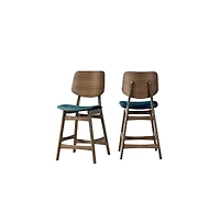 New Classic Furniture Oscar Wood Counter Chair (Set of