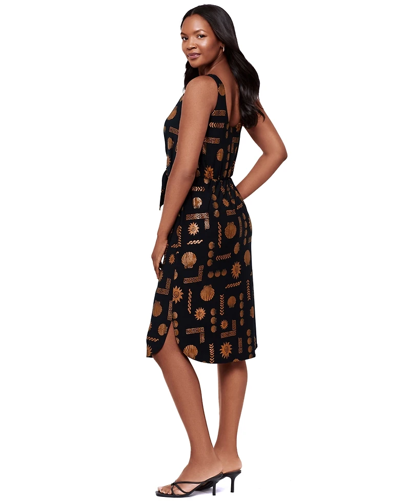 Body by Miraclesuit Women's V-Neck Midi Dress