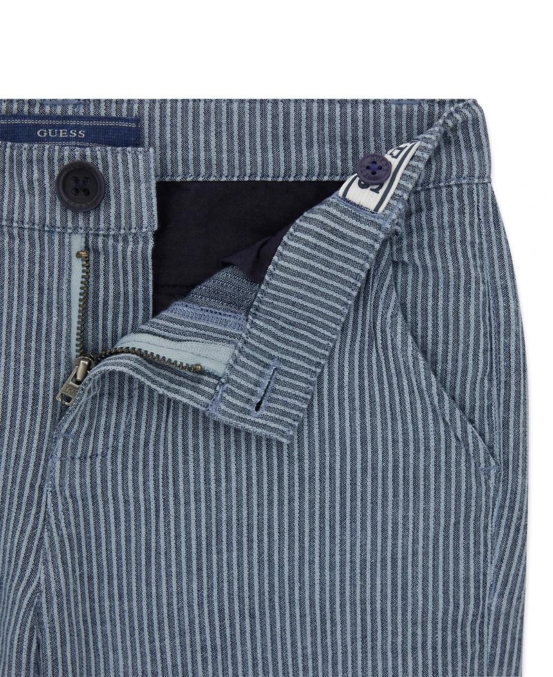 Guess Boys' 8-16 Seersucker Chino Shorts