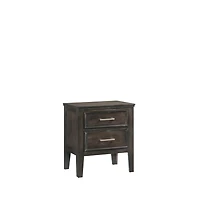 New Classic Furniture Andover Wood Nightstand with 2 Drawers