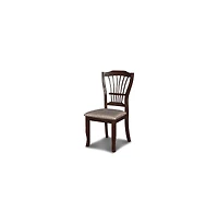 New Classic Furniture Bixby Solid Wood Dining Chairs in Espresso (Set of 2)