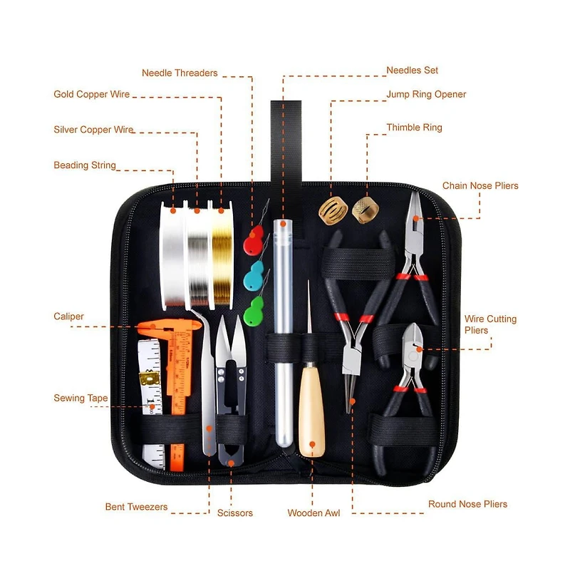 Gnuadz Jewelry Making Supplies Kit Tools Wires Findings Repair Beading