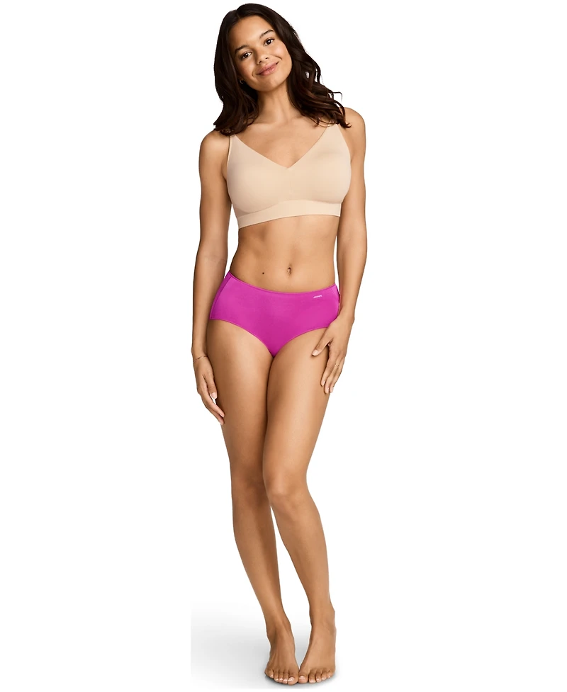Jockey No Panty Line Promise Hip Brief Underwear 1372, Extended Sizes