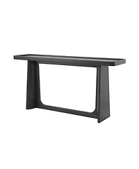 Flynama Farmhouse Console Table Tray Top Solid Wood Frame For Entryway Living Room Sofa Back