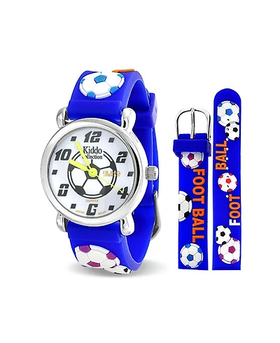 Bling Jewelry Time Teacher 3D Sports Wrist Watch Silicone Wristband