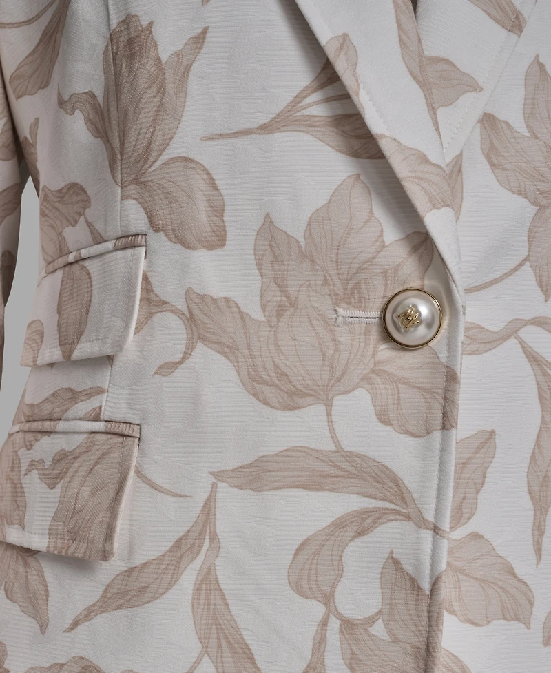 Karl Lagerfeld Paris Women's Notch Lapel Jacket