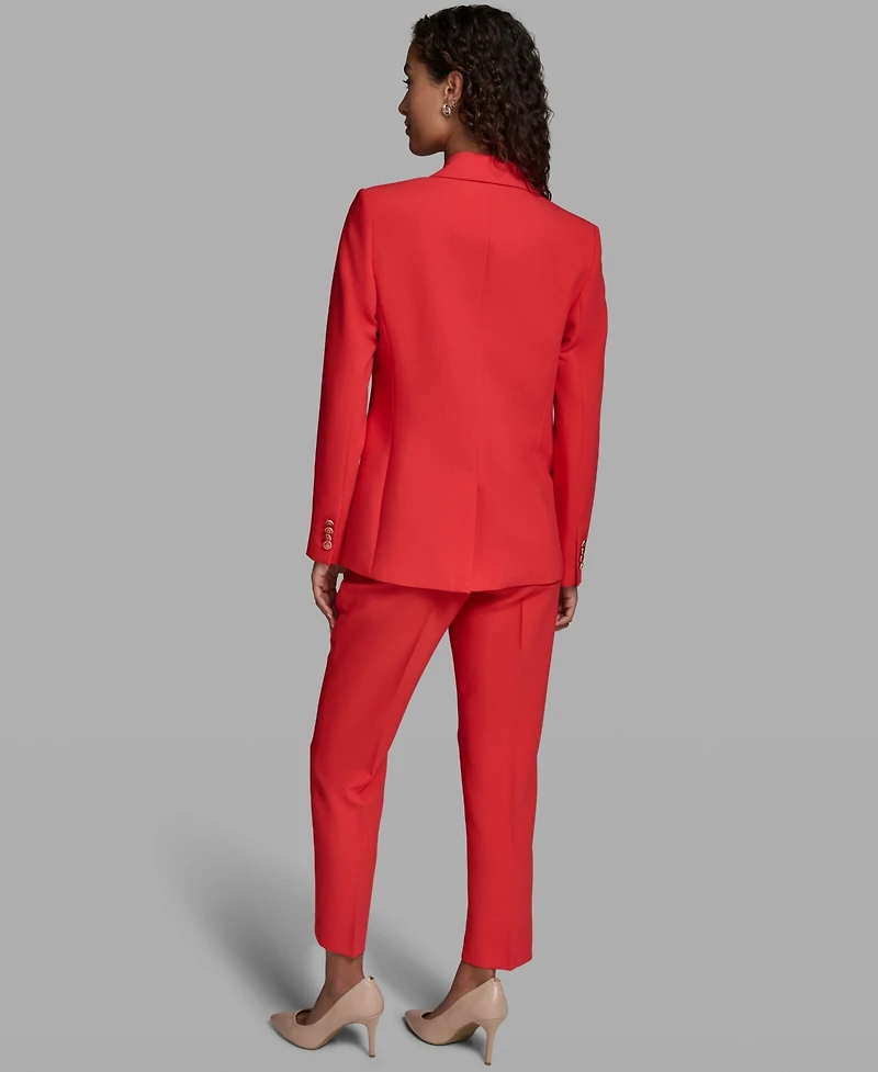 Karl Lagerfeld Paris Women's Notch Lapel Woven Jacket