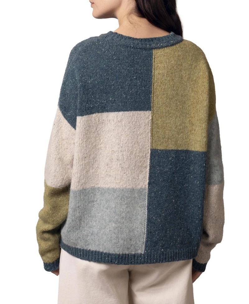 Celtic & Co. Women's Block Crew Neck Sweater