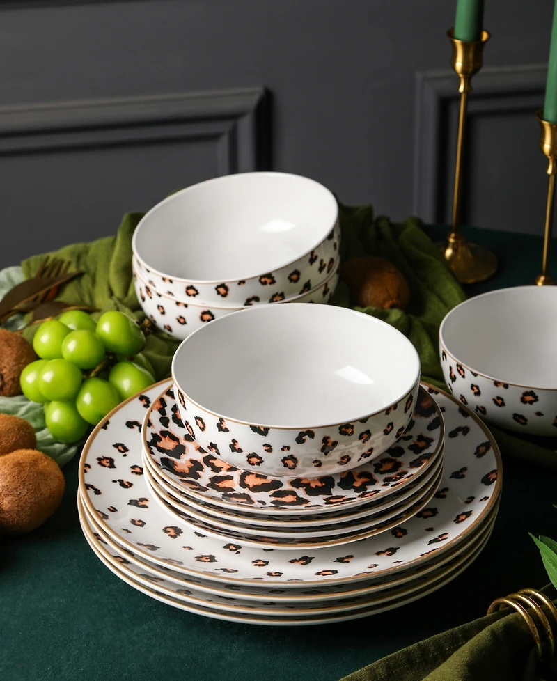 Christian Siriano Majestic 12-Pc. Dinnerware Set, Service For 4