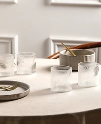 Stone Lain Haven Borosilicate Glasses, Set of 8