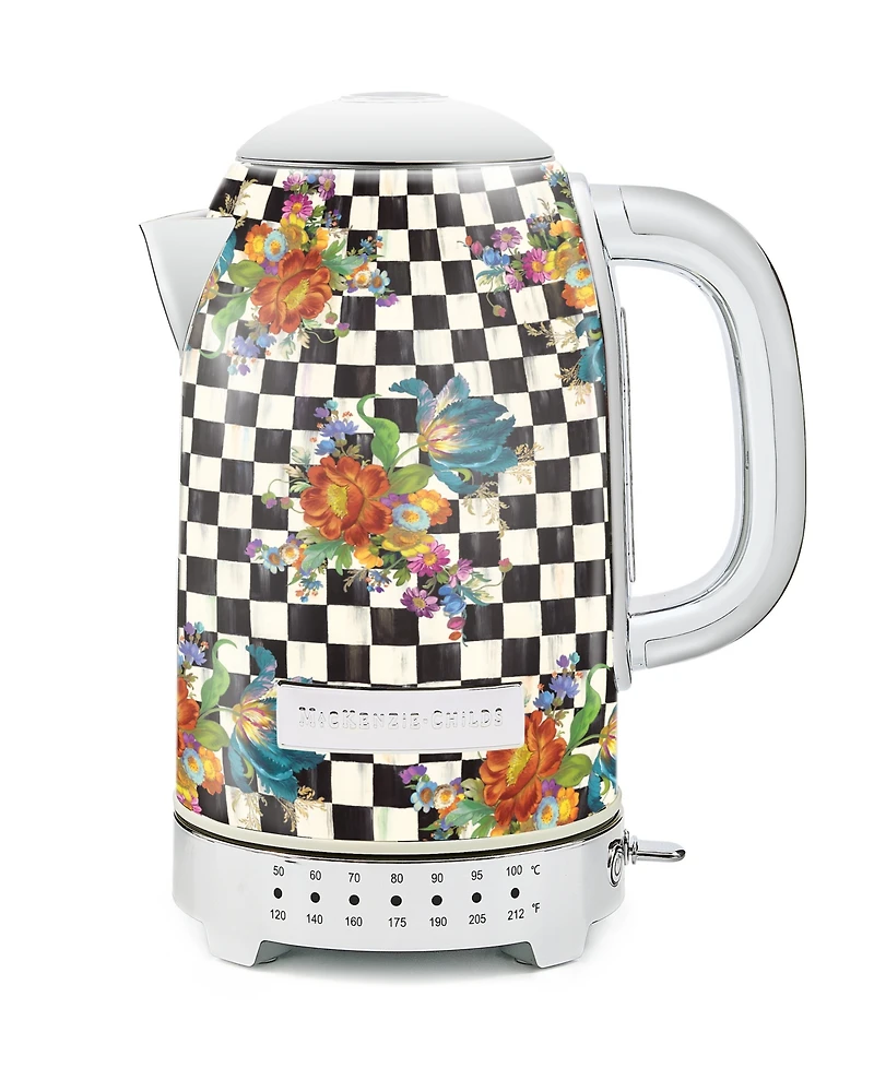 MacKenzie-Childs Courtly Flower Market Electric Kettle