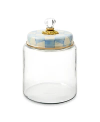 MacKenzie-Childs Sky Check Large Kitchen Canister