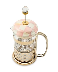 MacKenzie-Childs Rosy Check French Press