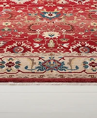 Lauren Ralph Lauren Ines LRL1293C Red and Beige 9' X 12' Area Rug