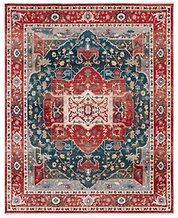 Lauren Ralph Lauren Camille LRL1225A Red and Navy 10' X 13' Area Rug
