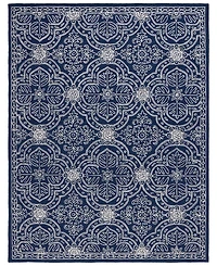 Lauren Ralph Lauren Etienne LRL6603N Navy and Ivory 9' X 12' Area Rug