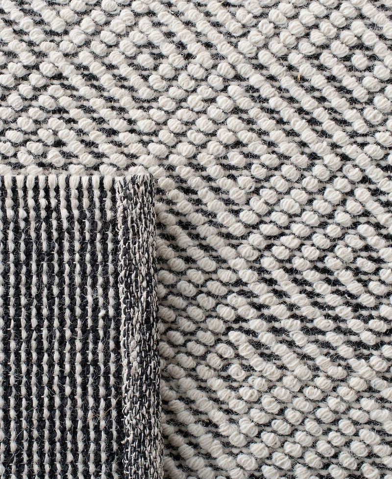 Lauren Ralph Lauren Eleanora LRL6503B Black and Cream 4' X 6' Area Rug