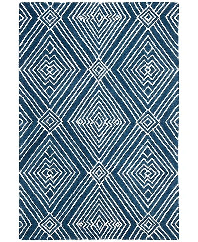 Lauren Ralph Lauren Isabella LRL6608N Indigo 4' X 6' Area Rug