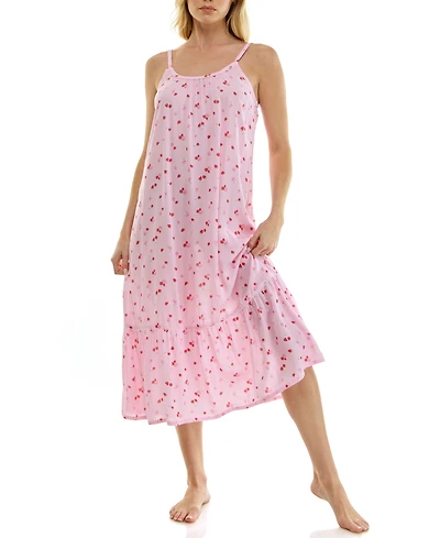 Roudelain Women's Sleeveless Scoop Neck Cami Gown