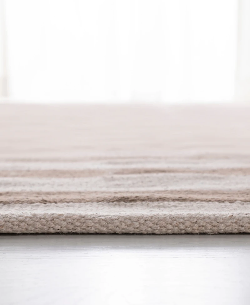 Lauren Ralph Lauren Ludlow Stripe LRL7350C Sepia 4' X 6' Area Rug