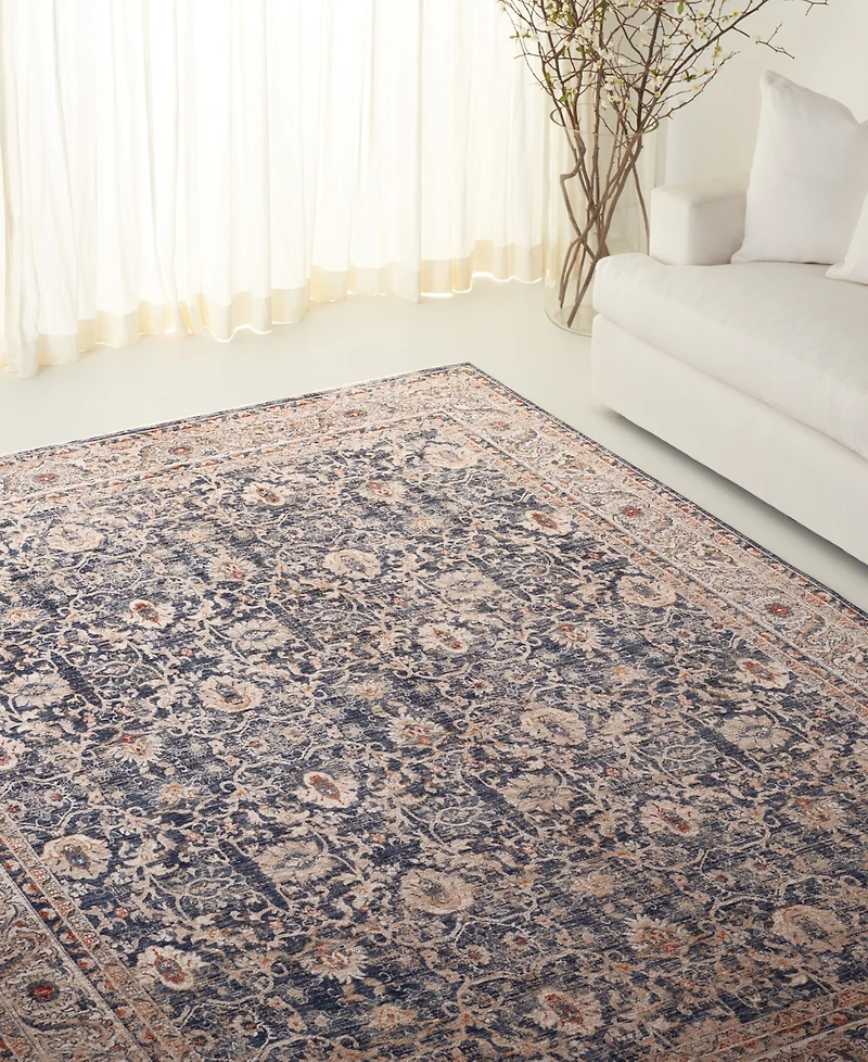 Lauren Ralph Lauren Warwick LRL1310A Navy 5'3" X 7'6" Area Rug