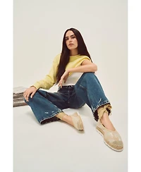 Jslides Women's Bridget Leather Flat