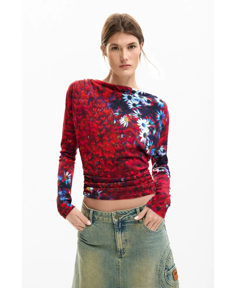Desigual Women's Thin daisy sweater