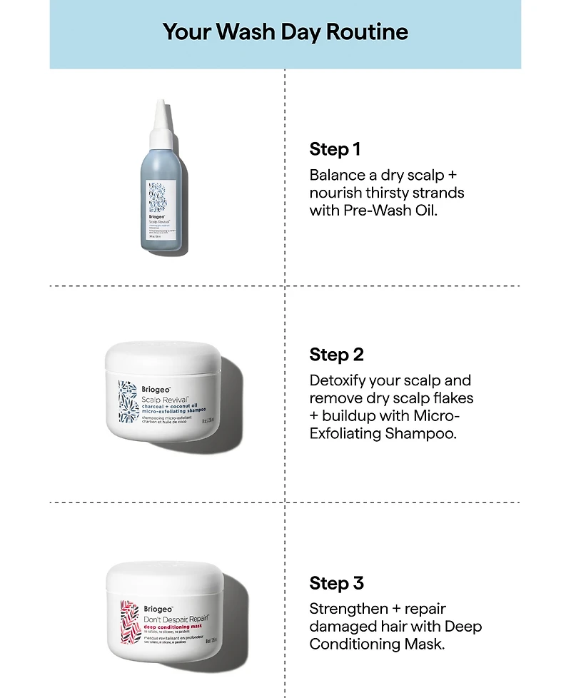 Briogeo Scalp Revival Charcoal + Coconut Oil Exfoliating Shampoo, 8 oz.