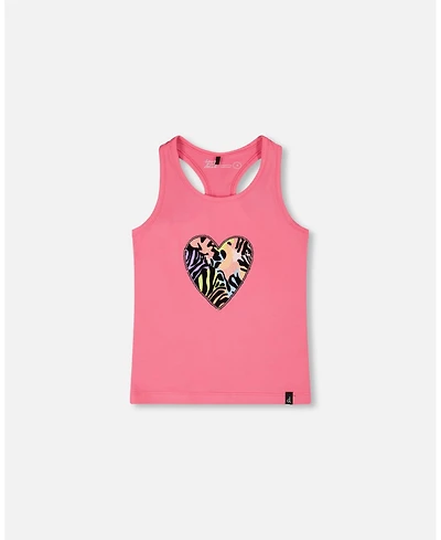 Deux par Deux Little Girls ganic Cotton Jersey Tank Top
