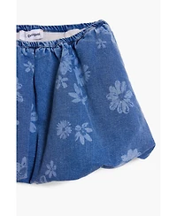 Desigual Girls Girls's Denim mini bubble skirt
