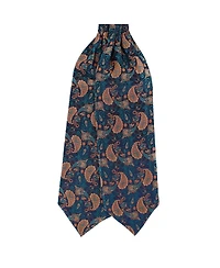 Trafalgar Men's The Prince Stately Paisley Silk Ascot