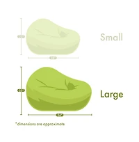 Majestic Home Goods Large Bean Bag Solid All Sherpa