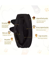 Gnuadz Hongdian 3D Cat Pen Bag Pouch Organizer Office College School